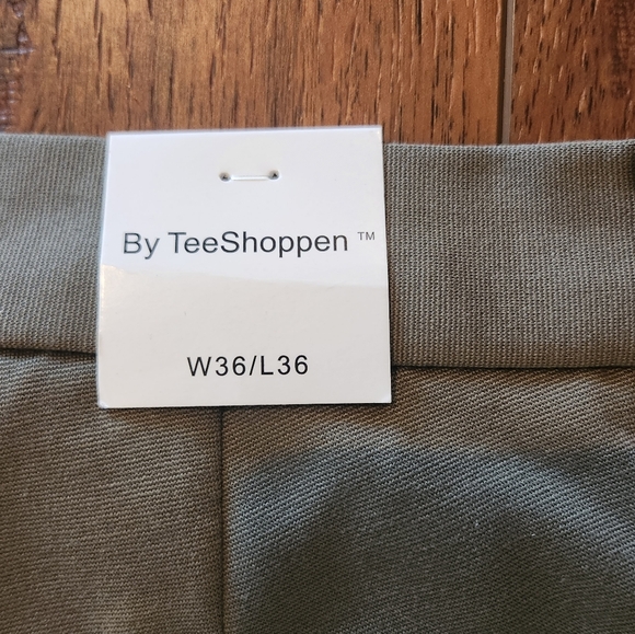 TeeShoppen The Original Performance Pants in Olive | Size 36/36 | NWT - Picture 10 of 13